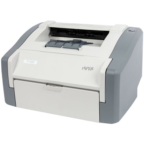 Принтер лазерный Hiper P-1120 серый (A4, 600dpi, 24ppm, 16mb, USB) (P-1120 (GR))