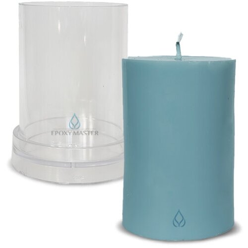 Пластиковая форма для изготовления свечей цилиндр, d7х10см форма для свечей пластиковая молд цилиндр
