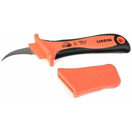Нож электрика для снятия изоляции VDE 1000В с секторными жилами Licota AKD-V003 1988₽