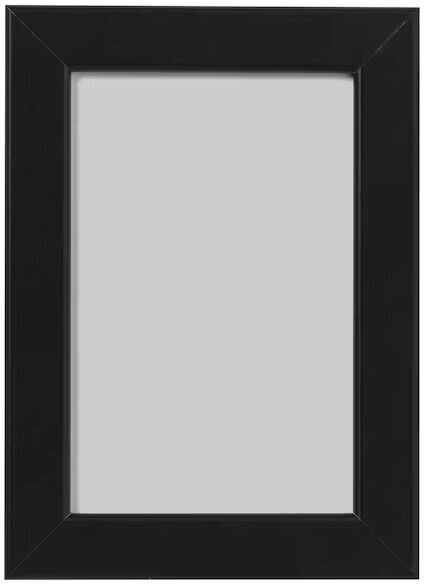 Рамка Inspire Avila 10x15 см металл цвет МДФ цвет черный - фото №1