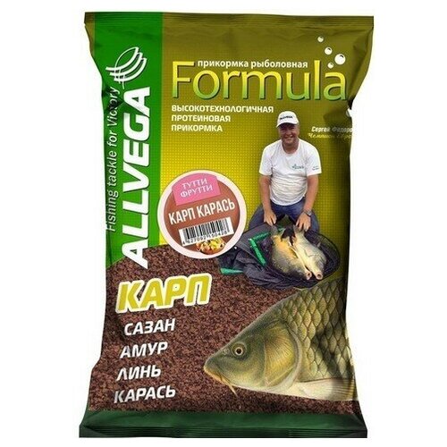 Прикормка ALLVEGA Formula Carp Carassin карп, карась тутти-фрутти 900г