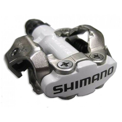 Педали Shimano PD-M520 SPD (белые) шипы для контактных педалей shimano spd sm sh51 без гайки пара