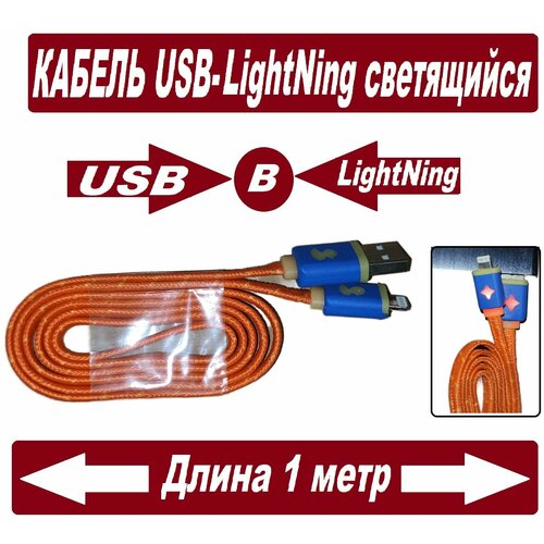 Кабель на iPhone 5S USB LightNing / Кабель для iPhone 5 / Провод Зарядки iPhone 5-14 iPad USB Apple LightNing