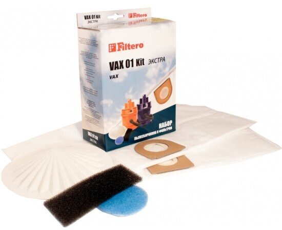 Набор мешков и фильтров Filtero VAX 01 (2) Kit экстра для пылесосов VAX