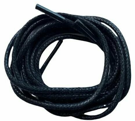 Corbby Шнурки круглые тонкие, черные, 90 см - фотография № 3