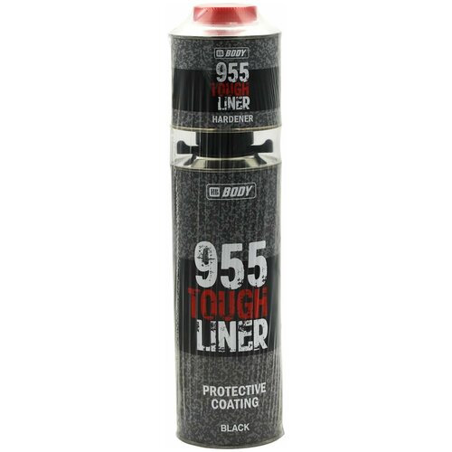 Сверхпрочное защитное покрытие Body TOUGH LINER 955 (черн.) (0,6л) + Отвердитель Body 955 TOUGH LINE