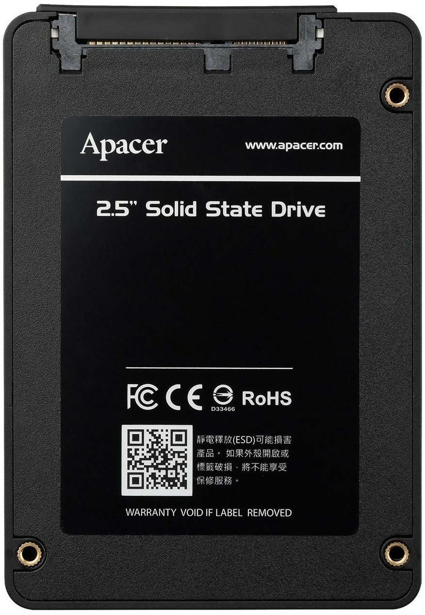 Накопитель SSD 2.5'' Apacer AS340 Panther 960GB SATA 6Gb/s TLC 550/510MB/s IOPS 70K MTBF 1.5M RTL - фото №8