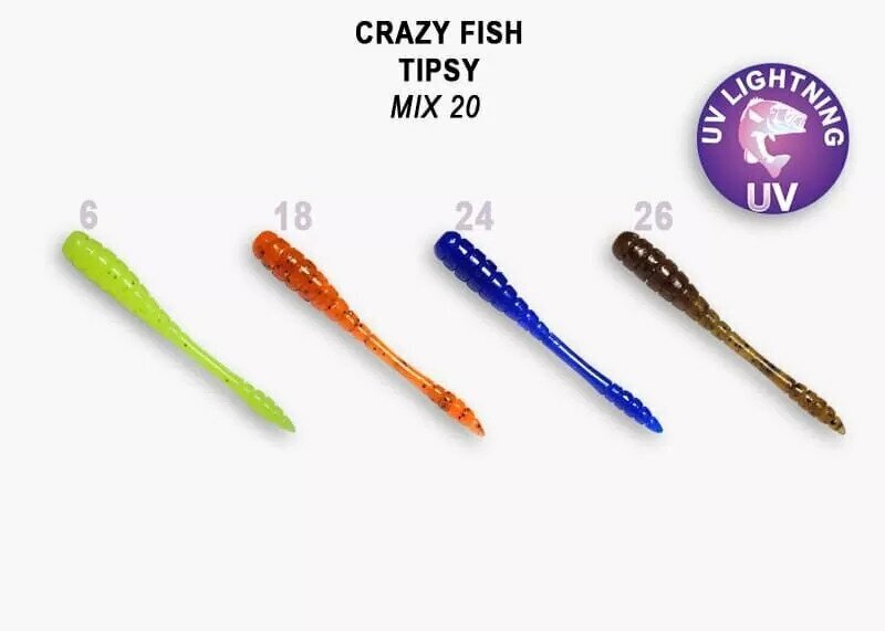 CF (Crazy Fish) Tipsy 2 9-50-М54-6 5см. 8шт.