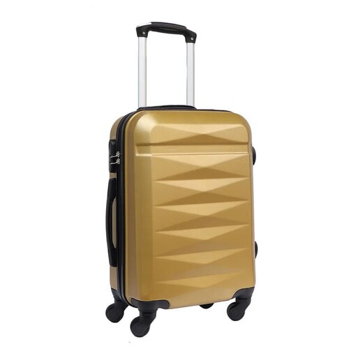 Чемодан BLEZERBLIK, 100 л, размер L, золотой чемодан blezerblik 70 л размер m фиолетовый