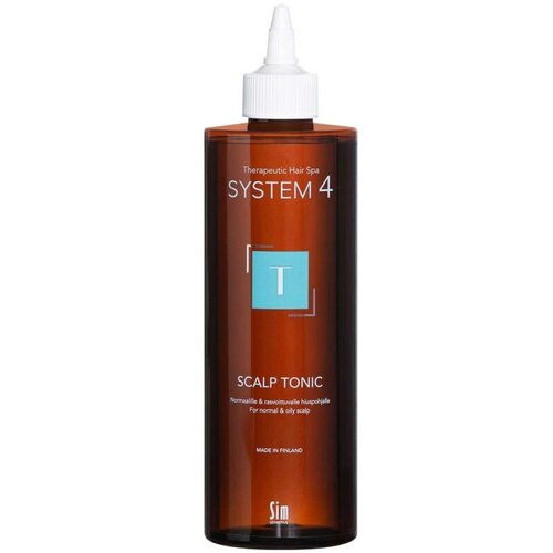 Sim Sensitive System 4 Тоник терапевтический Climbazole Scalp Tonic T, 500 мл, бутылка sim sensitive system 4 программа для стимуляции роста волос система 4 тоник т 150 мл маска пилинг о 150 мл для роста волос