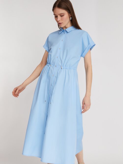 Платье Zolla, цвет: голубой, размер: XXL