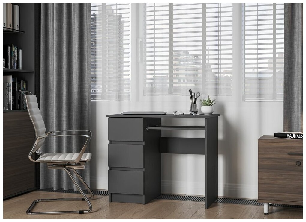 фото МС Мори Стол МС-6 левый (МП) Графит