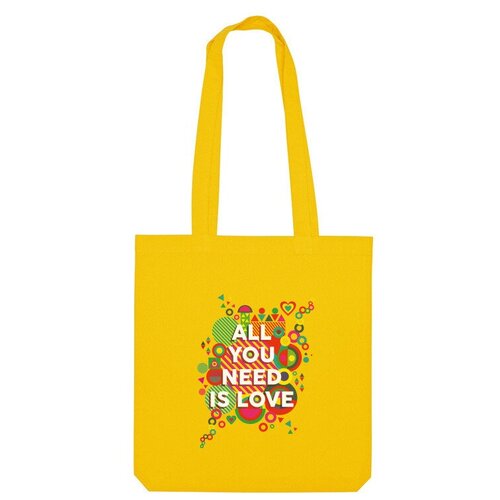 фото Сумка шоппер us basic, желтый