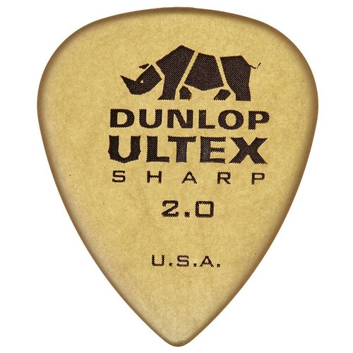 Dunlop 433P2 Ultex Sharp Медиаторы 6шт, толщина 2,00мм