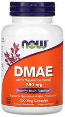 Капсулы NOW DMAE, 160 г, 250 мг, 100 шт.