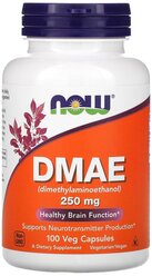 Now DMAE 250 mg 100 vcaps