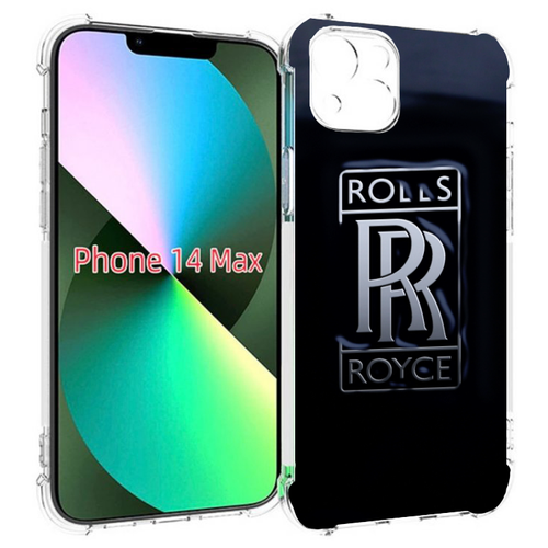 Чехол MyPads Rolls-Royce-ролс-ройс-3 мужской для iPhone 14 Plus (6.7) задняя-панель-накладка-бампер