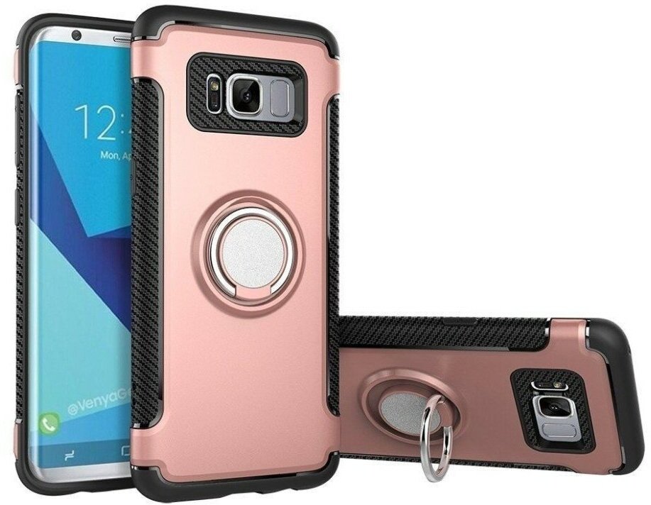 Чехол Hybrid Kickstand для Samsung Galaxy S8+ (розовое золото)