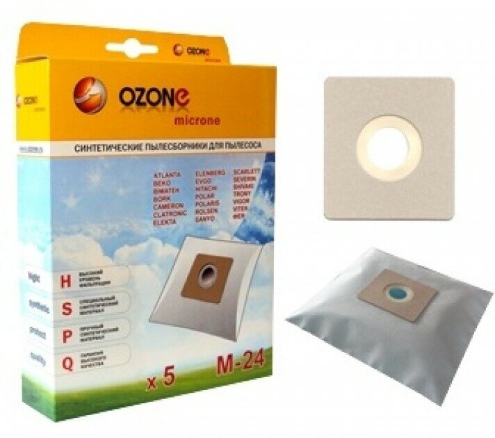 Пылесборники (OZONE microne M-24 синтетика компл. 5шт. (10))