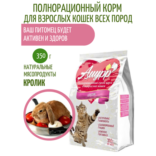 Сухой корм для кошек Кролик, 350 г