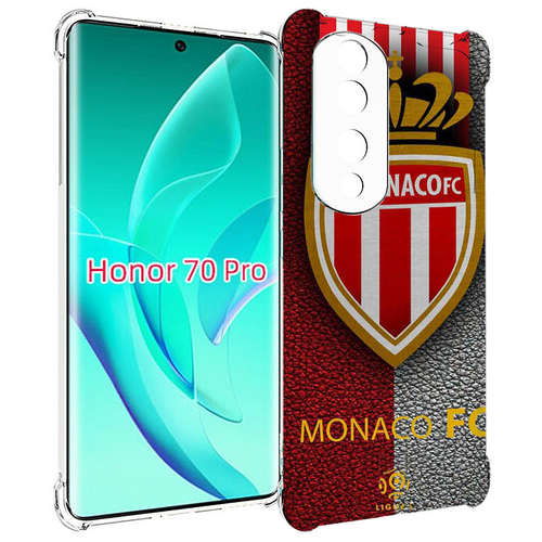 Чехол MyPads фк монако для Honor 70 Pro / 70 Pro Plus задняя-панель-накладка-бампер