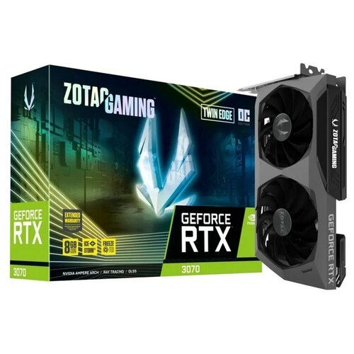 Zotac RTX3070 Twin Edge OC LHR 8GB GDDR6 256bit HDMI 3xDP LHR RTL 5 623431 ZT-A30700H-10PLHR 5103400₽
