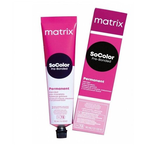Купить Matrix SoColor перманентная крем-краска для волос Pre-Bonded, 7G блондин золотистый, 90 мл, блонд/золотистый