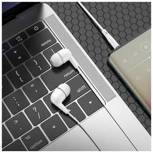 Проводные наушники с микрофоном 12м аудио коннектор jack 35мм для телефона планшета и смартфона 35000₽