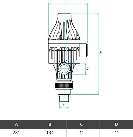Блок автоматики ESPA Pressdrive AM 2E 230 50/60 014614/REP, угловой, контроль потока - фотография № 7