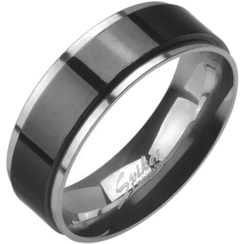 фото Кольцо spikes, нержавеющая сталь, размер 16.5