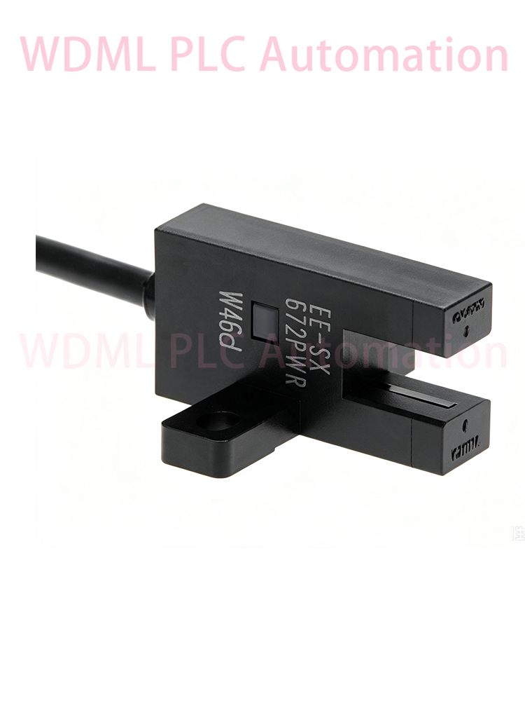 Новый Фотоэлектрический пазовый датчик EE-SX672-WR, U-образный, 5 мм, DC5-24V, NPN, кабель 1 м