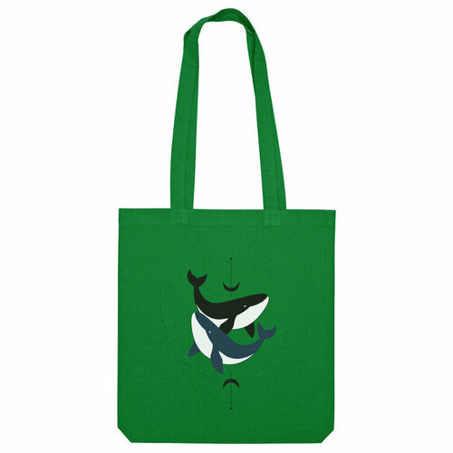 фото Сумка шоппер us basic, зеленый