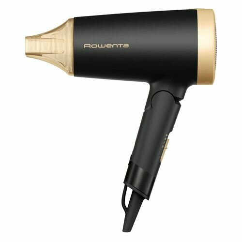 Фен Rowenta CV1830F0 дорожный 1600Вт черный и золотистый 308800₽
