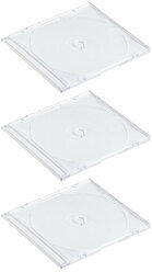 Набор боксов для CD/DVD/Blu-ray-дисков, Slimbox, 3 шт