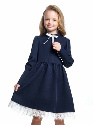 Школьное платье Mini Maxi, размер 146, синий