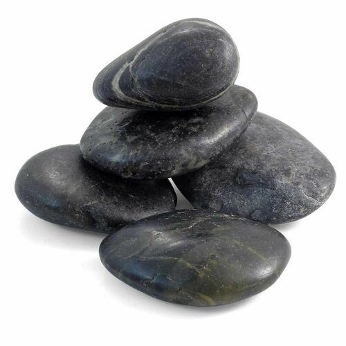 Галька Laguna черная S/BM, 1кг, 30-60мм