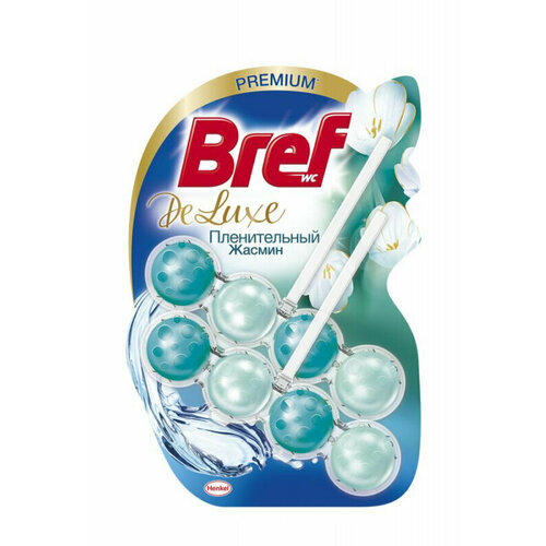 Блок для унитаза BREF Делюкс Жасмин, 2*50 г