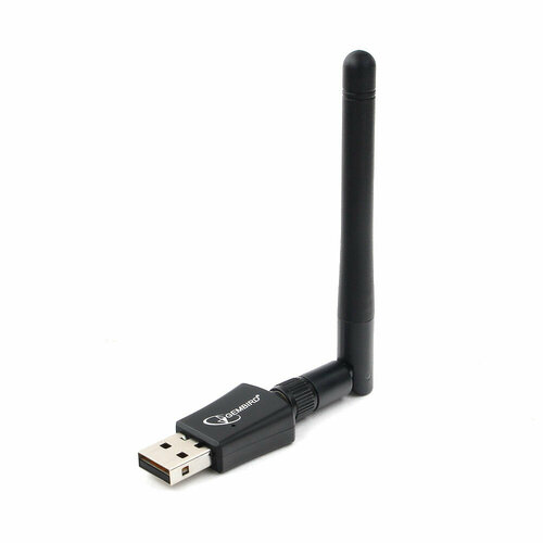 Wi-Fi адаптер Gembird WNP-UA-009, черный wi fi адаптер gembird wnp ua 009 черный