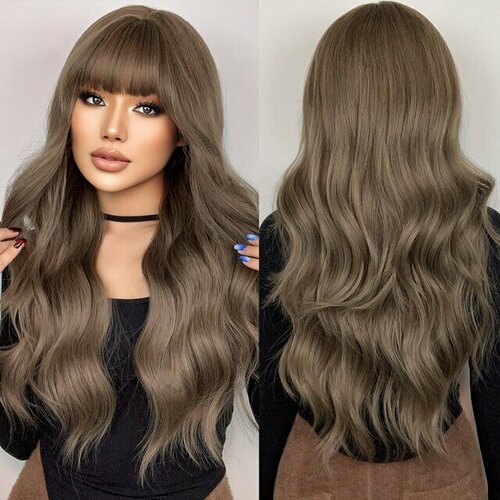Длинный русый парик с волнистыми волосами