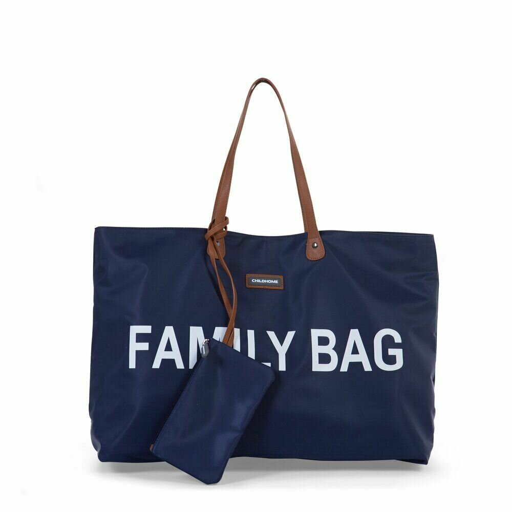 Сумка для мамы CHILDHOME FAMILY BAG, сумка для прогулок с ребенком, городская, для путешествий, подходит для ручной клади, темно - синий