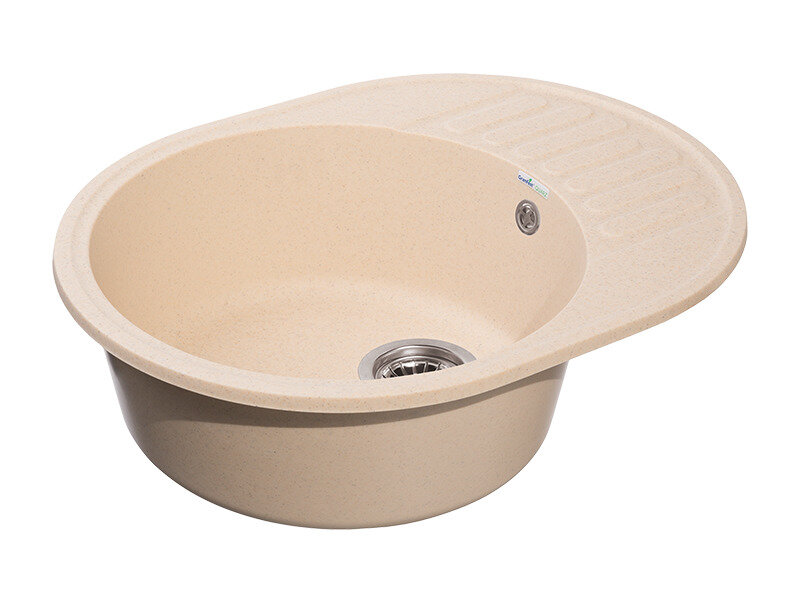 фото Накладная кухонная мойка GranFest Quarz GF-Z58, 61.7х48см, кварцевый искусственный камень