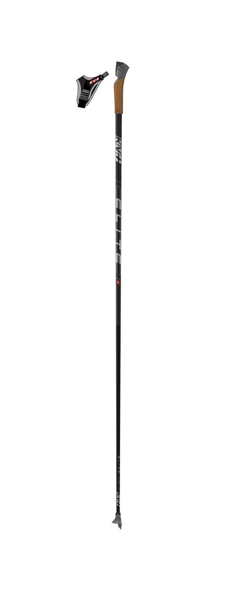 Лыжные палки KV+ ELITE QCD 100% Carbon, cross country pole 23P015Q, 150 cm