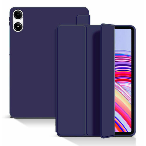 Чехол для планшета Xiaomi Redmi Pad Pro, POCO Pad 12.1 дюйма, из мягкого силикона, темно-синий