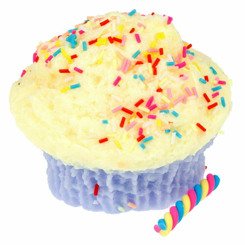 Таба сквиш тортик 1TOY Крутой замес Няшка-вкусняшка, игрушка антистресс для рук, желтая