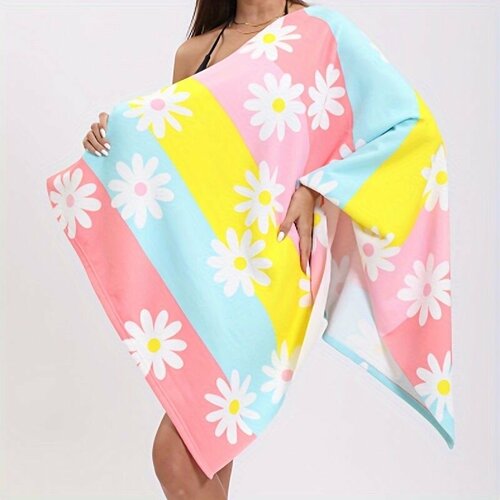 Пляжное полотенце из микрофибры 70х140 см 100 полиэстер 405₽