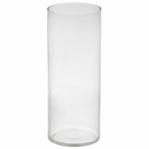 Ваза стеклянная цилиндрическая 30х12 см для цветов прозрачная 793₽