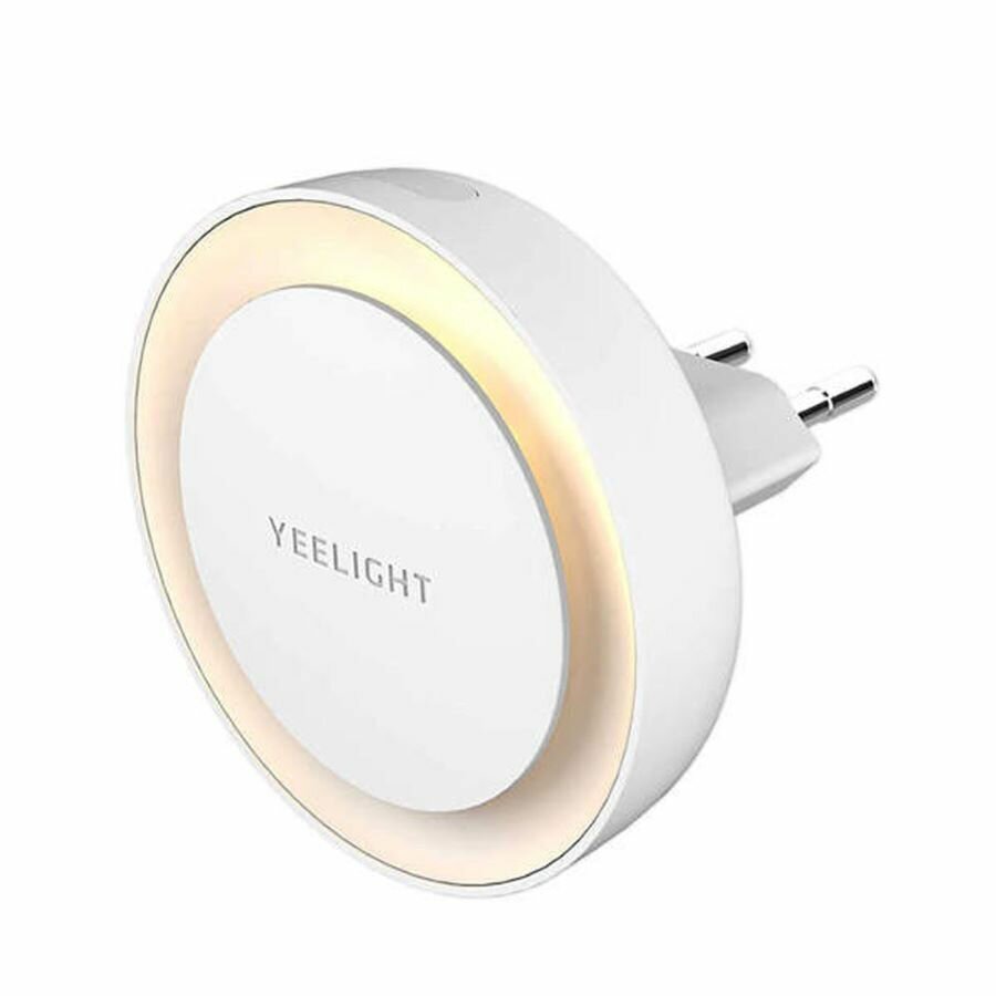 Ночник Yeelight Plug-in, автоматическое включение, датчик освещенности, белый