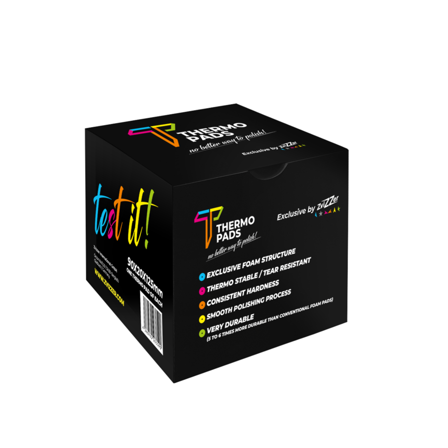 Zvizzer | Набор термоустойчивых полировальных кругов разной плотности Thermo Detailing Line, 80мм, 5шт.