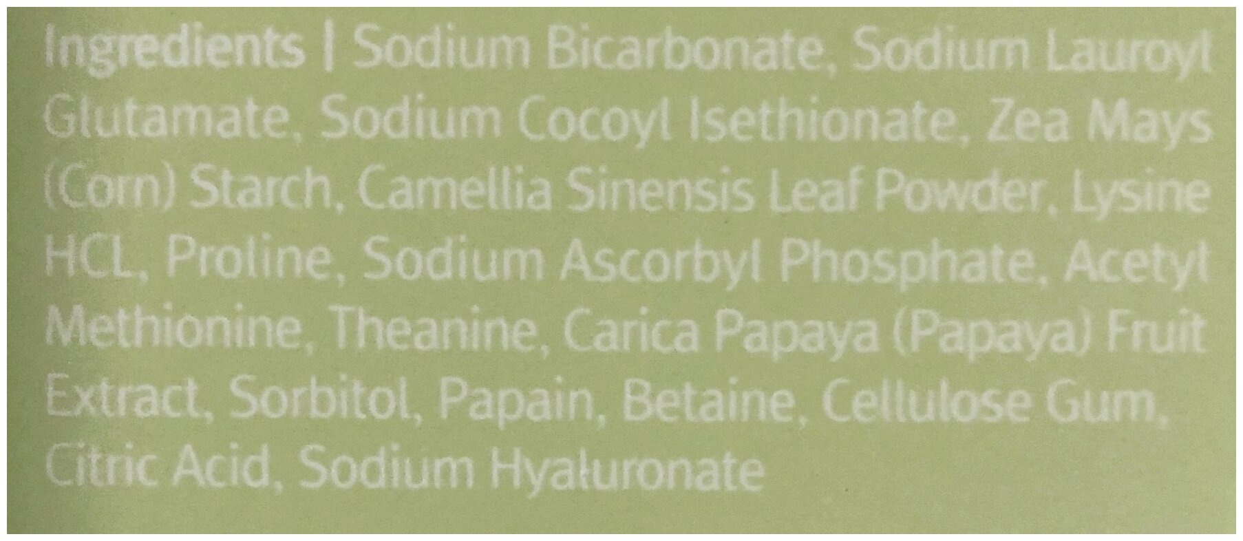 By Wishtrend энзимная пудра с зелёным чаем Green Tea & Enzyme Powder Wash, 110 мл, 110 г — фото 1