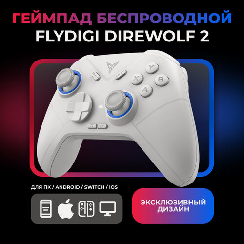 Изображение товара Геймпад беспроводной FLYDIGI Direwolf 2, серый для ПК / Android / Switch / IOS